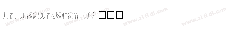 Uni IlaSundaram 09字体转换